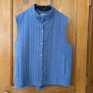 Iridium quilted vest Large